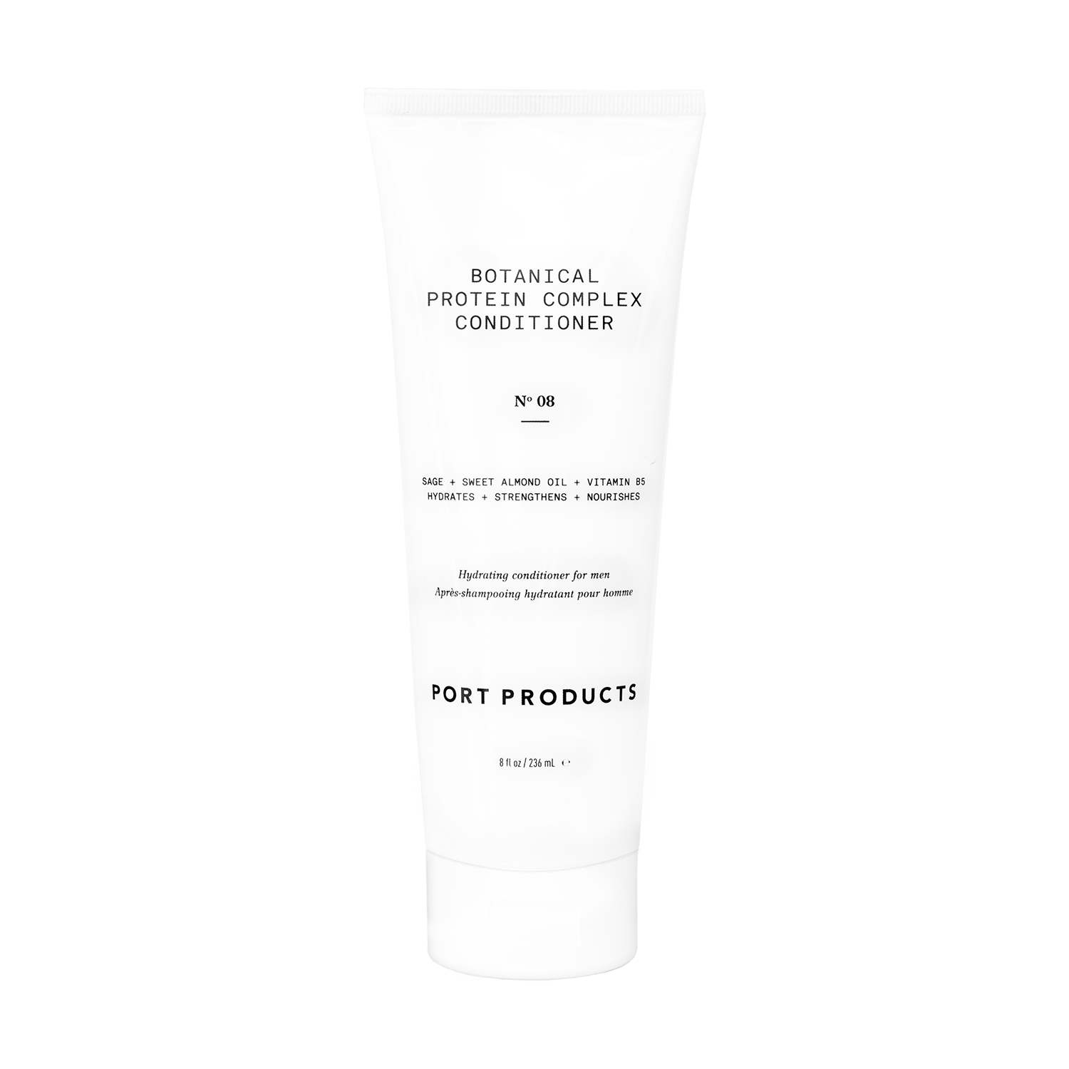 Port Products Botanical Protein Complex Conditioner white tube on white background
