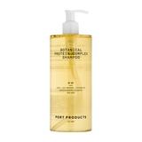 Port Products Botanical Protein Complex Shampoo bottle with gold liquid on white background